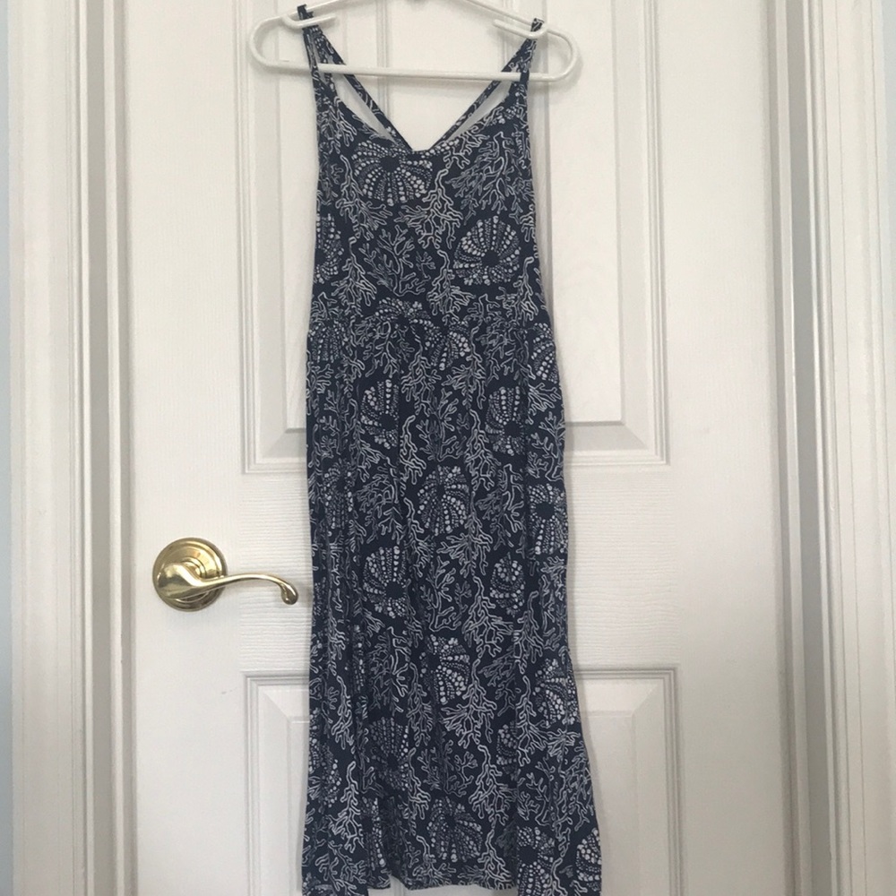 Navy and White Summer Dress